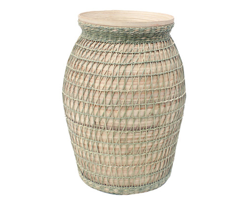 Vaso em Bambu Trançado Natural, Natural | WestwingNow