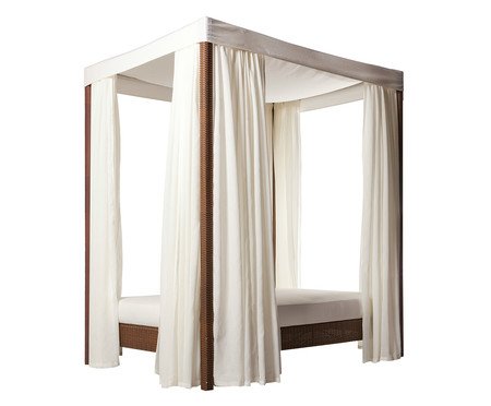 Cama Externa com Dossel - Branca | WestwingNow