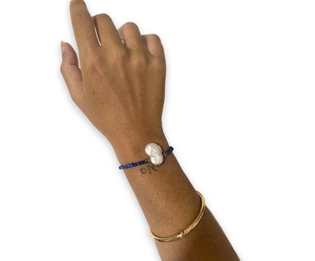 Pulseira Surf Azul Escuro Gold | Westwing
