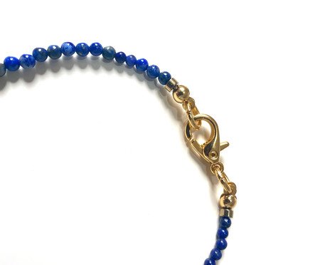 Tornozeleira Surf Azul Escuro Gold | Westwing
