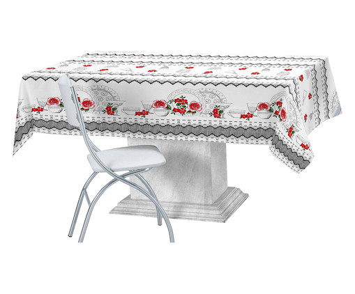 Toalha de Mesa Malta Petalas Branco, Branco | WestwingNow