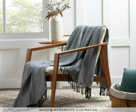 Manta Decorativa Ouro Preto Preto | Westwing