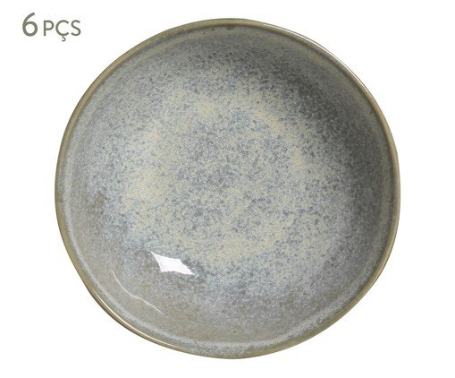 Jogo de Cumbucas Orgânico Green Granite, Azul | WestwingNow