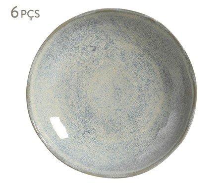Jogo de Pratos Fundo Bio Green Granite | Westwing