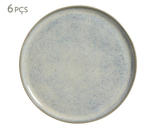 Jogo de Pratos Raso Bio Green Granite, Verde | WestwingNow