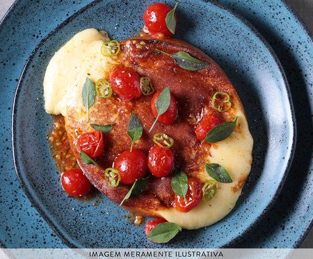 Jogo de Pratos para Sobremesa Orgânico Petroleum Azul | Westwing