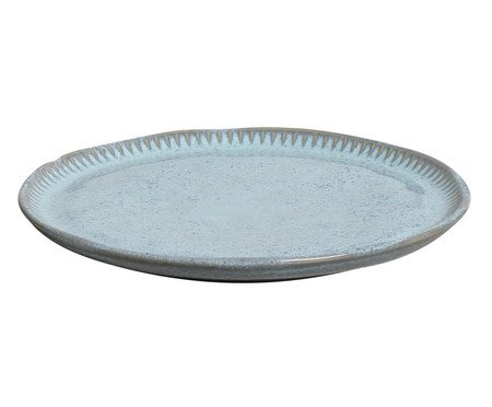 Jogo de Pratos para Sobremesa Linhas Breeze Azul Claro | Westwing
