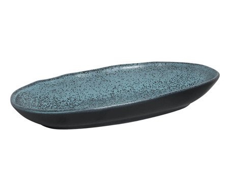 Jogo de Travessas Oval Funda Orgânico Night Sky Azul | Westwing