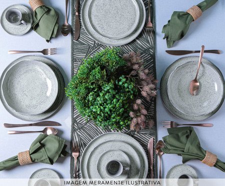 Jogo de Pratos para Sobremesa Bio Pistache Verde Menta | Westwing