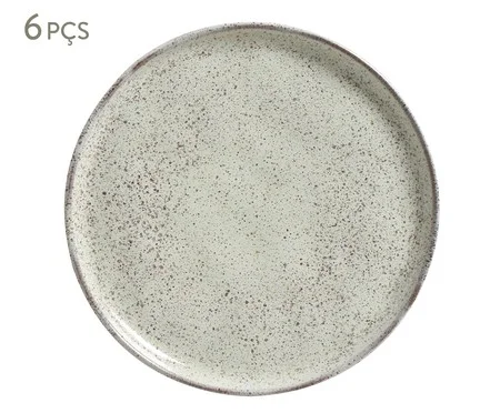 Jogo de Pratos para Sobremesa Bio Pistache Verde Menta | Westwing