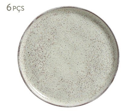 Jogo de Pratos para Sobremesa Bio Pistache Verde Menta | Westwing