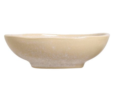 Jogo de Cumbucas Oval Orgânico Latte Cru | Westwing