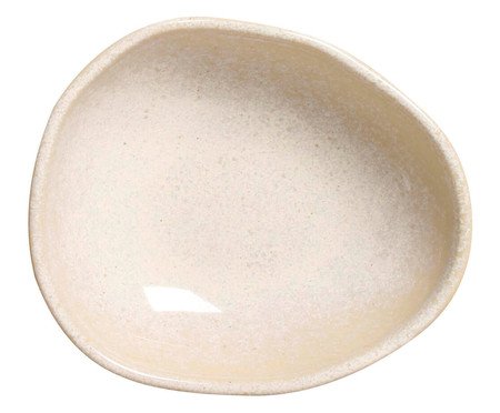 Jogo de Cumbucas Oval Orgânico Latte Cru | Westwing