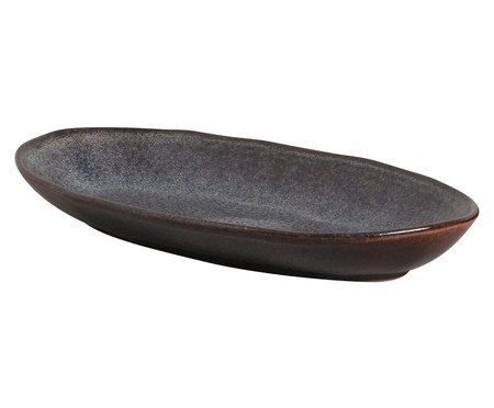 Jogo de Travessas Oval Funda Titanium Azul Escuro | Westwing