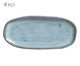Jogo de Travessas Oval Rasa Mini Breeze Azul Claro, Azul | WestwingNow