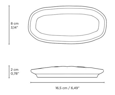Jogo de Travessas Oval Rasa Mini Breeze Azul Claro | Westwing