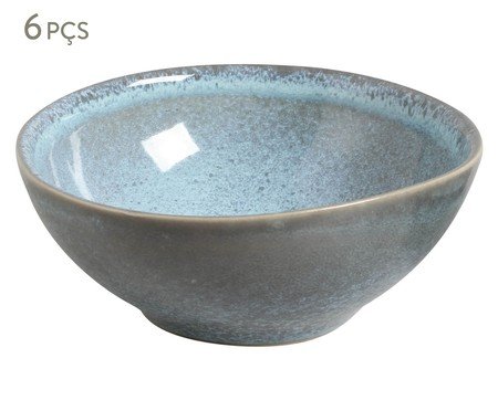Jogo de Cumbucas Coup Stoneware Breeze Azul Claro | Westwing