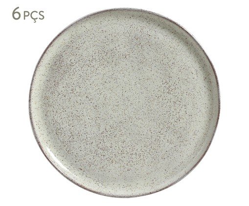 Jogo de Pratos Raso Bio Pistache Verde Menta, Verde | WestwingNow