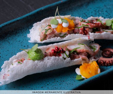 Jogo de Travessas Oval Rasa Orgânico Night Sky Azul | Westwing