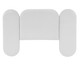 Cabeceira em Veludo Arco Embrace - Gelo, white | WestwingNow
