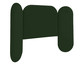 Cabeceira em Veludo Arco Embrace - Musgo, green | WestwingNow