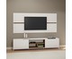 Rack com Painel Mumbai 2 Portas 3 Prateleiras Branco Madeirado, white | WestwingNow