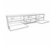 Rack com Painel Mumbai 2 Portas 3 Prateleiras Branco Madeirado, white | WestwingNow