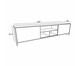 Rack com Painel Mumbai 2 Portas 3 Prateleiras Branco Madeirado, white | WestwingNow