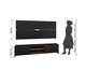 Rack com Painel Mumbai 2 Portas 3 Prateleiras Preto Madeirado, black | WestwingNow