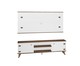 Rack com Painel 2 Portas 3 Prateleiras Branco Madeirado, white | WestwingNow