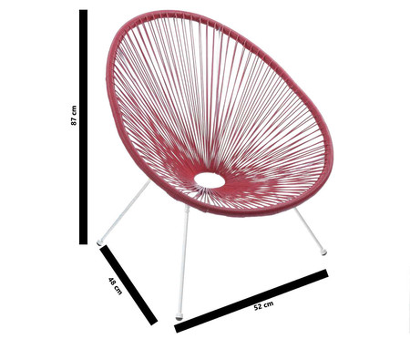 Cadeira Acapulco - Vermelha | WestwingNow