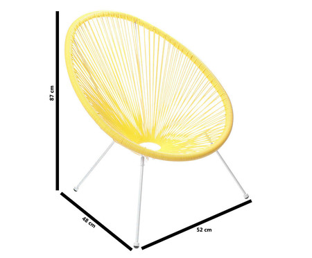 Cadeira Acapulco - Amarela | WestwingNow