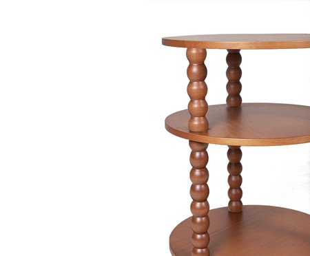 Mesa de Apoio Bubble Feet Pequena Caramelo | Westwing