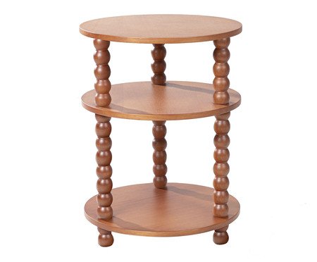 Mesa de Apoio Bubble Feet Pequena Caramelo | Westwing