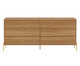 Cômoda Jasper Freijó e Dourado, wood pattern | WestwingNow