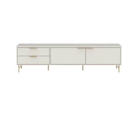 Rack Yves Off-White Fosco e Dourado