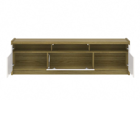 Rack Oslo Off-White Gloss e Natural | WestwingNow