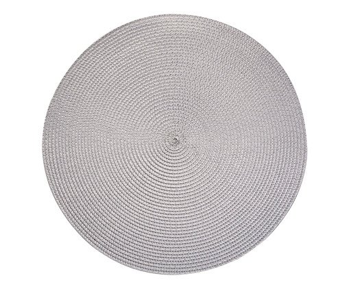 Lugar Americano Fresno Espiral Cinza, Cinza | WestwingNow