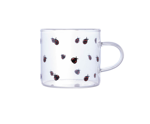 Caneca Ladybug, Transparente | WestwingNow