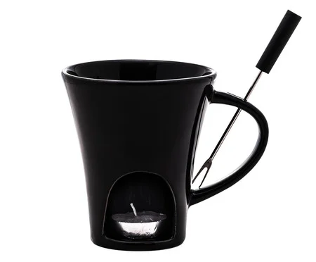 Mini Fondue de Porcelana Ivy Preta | Westwing
