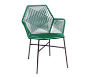 Cadeira de Fibra Sintética Tropicalia - Verde Musgo | WestwingNow