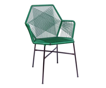 Cadeira de Fibra Sintética Tropicalia - Verde Musgo