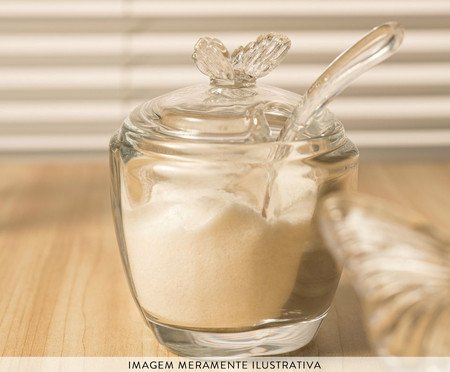 Açucareiro com Colher Butterfly Wolff | Westwing