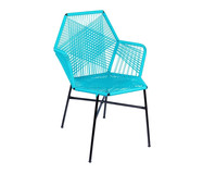 Cadeira de Fibra Sintética Tropicalia - Azul Tiffany | WestwingNow