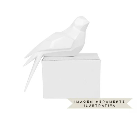 Adorno Oiseau Pássaro I Branco | WestwingNow