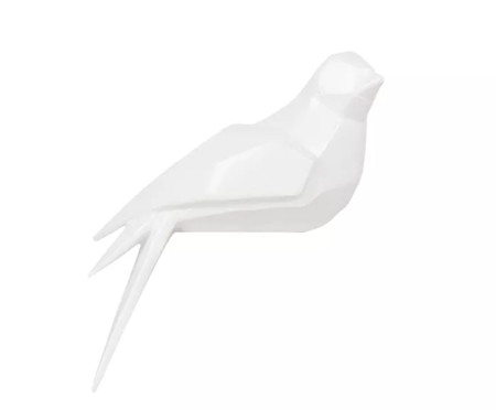 Adorno Oiseau Pássaro I Branco