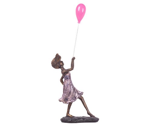 Adorno Girl Ballon, Colorido | WestwingNow