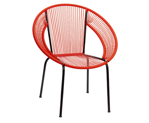 Cadeira Cancun - Vermelha, Vermelho | WestwingNow