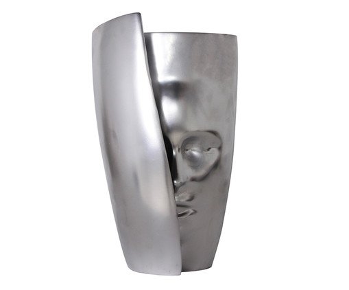 Vaso Rosto Prateado, Prata | WestwingNow