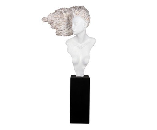 Adorno Cabelo Ao Vento, Branco | WestwingNow